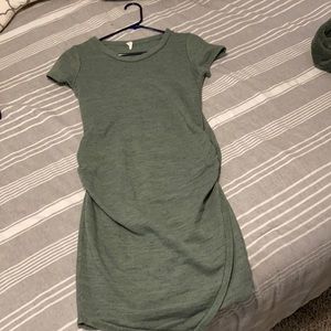 Pink blush maternity dress